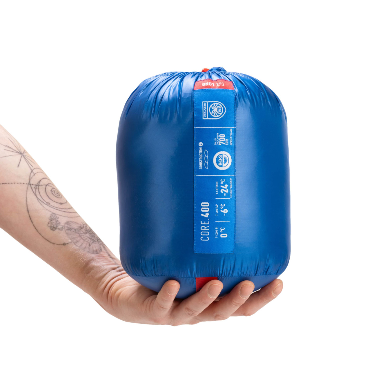 Down sleeping bag - Core 400 Blue