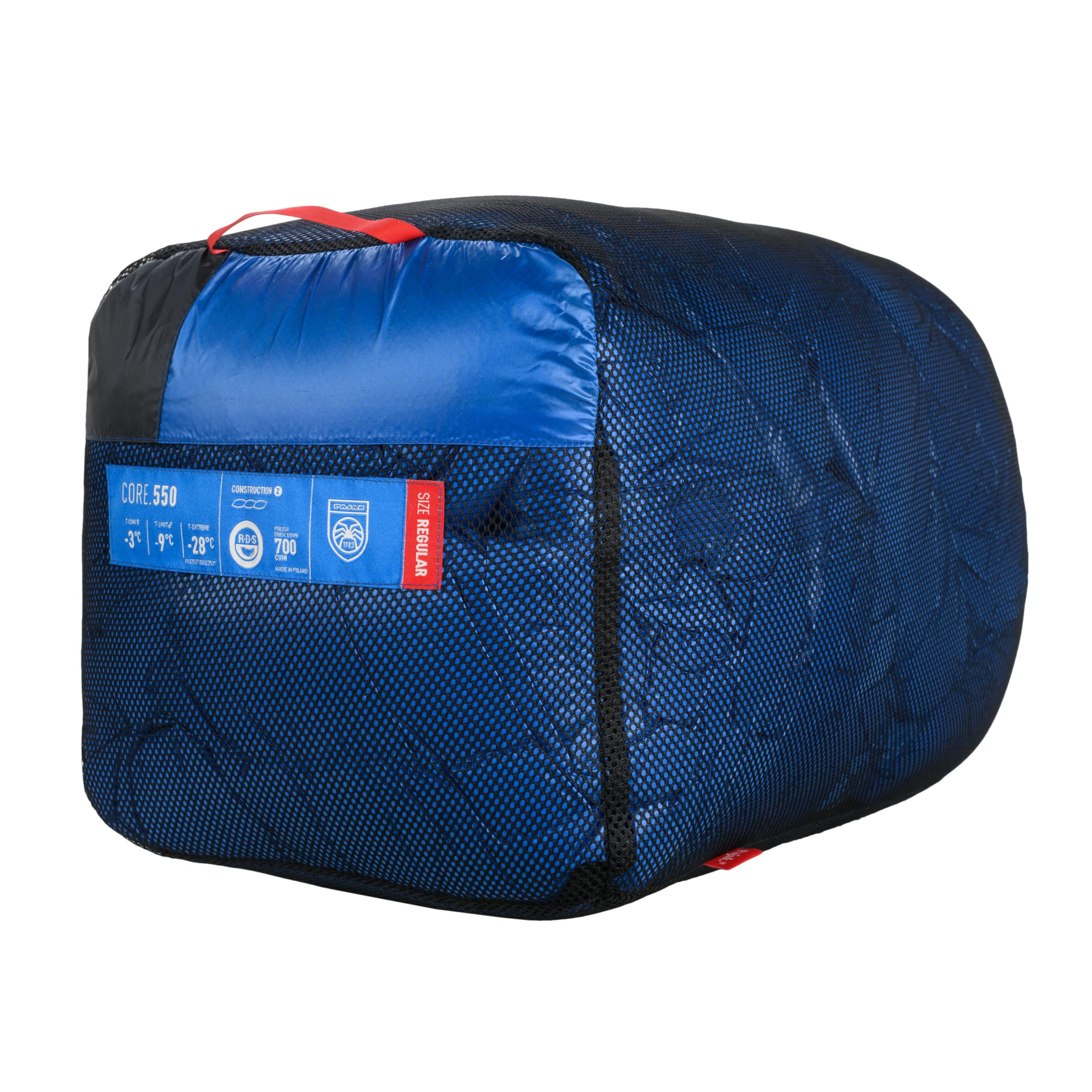 Down sleeping bag (–9°C) - Core 550 Blue