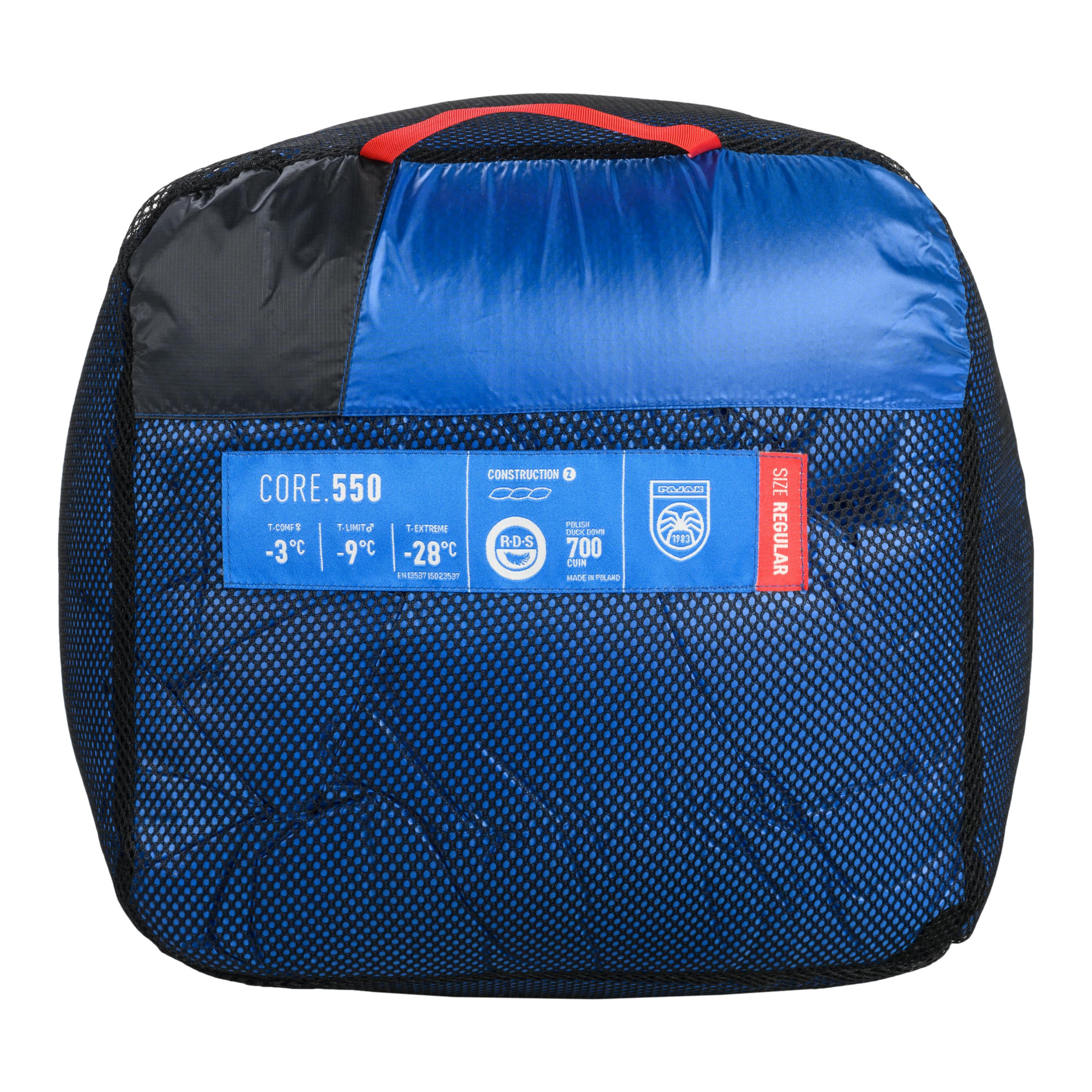 Down sleeping bag (–9°C) - Core 550 Blue