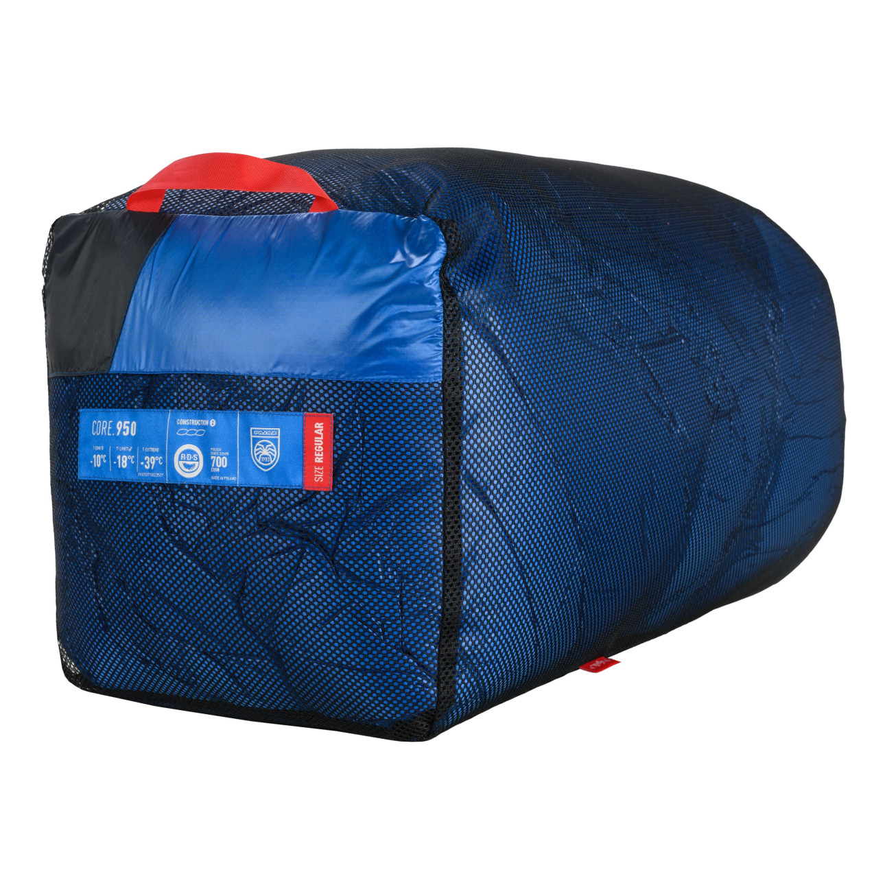 Winter sleeping bag (–18°C) - Core 950 Blue