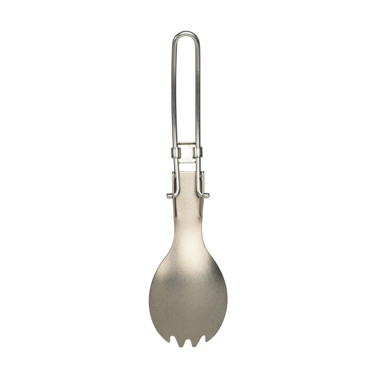 Tytanowy składany widelec łyżka - Titanium Spork Foldable