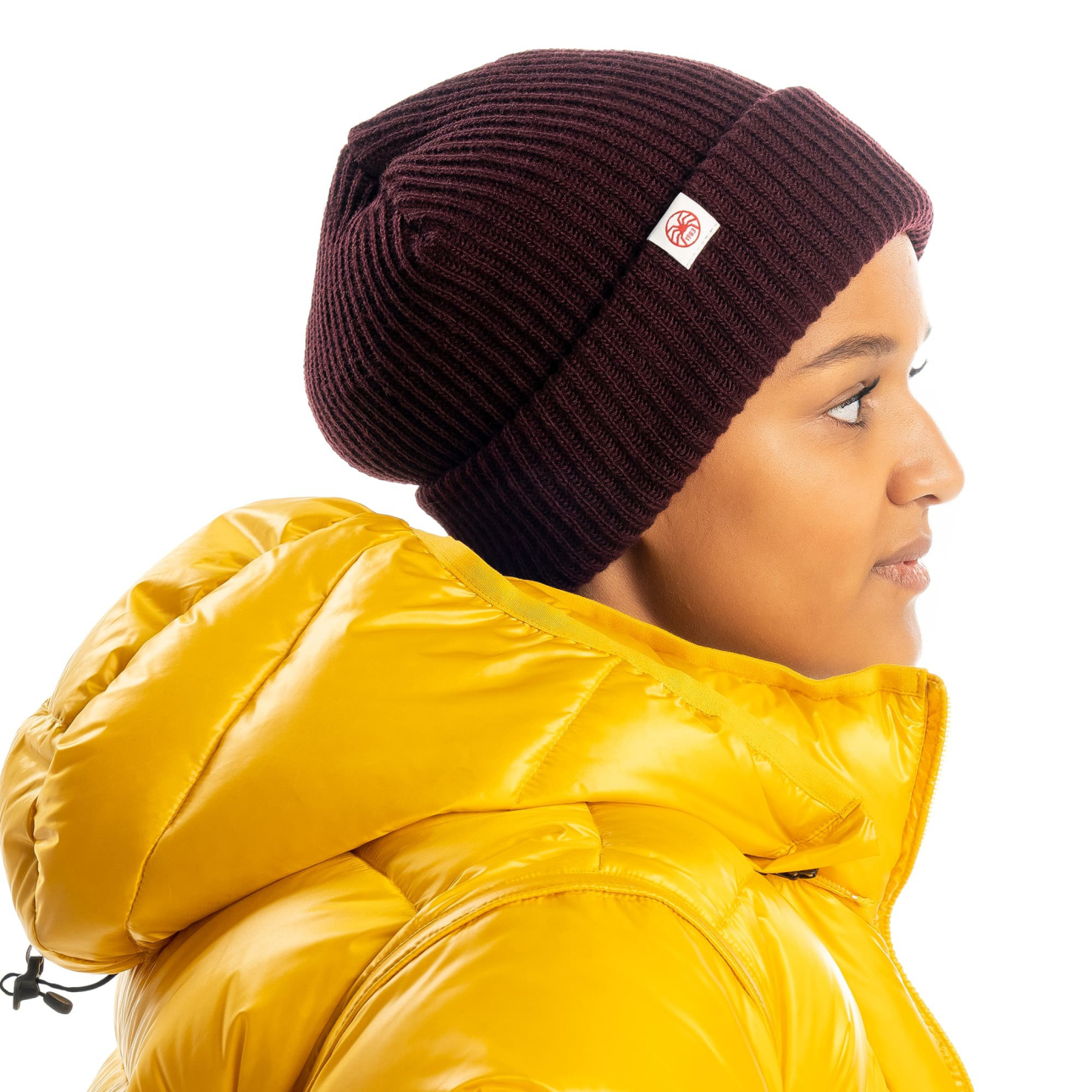 Bordowa czapka wełniana - Wooly Burgundy