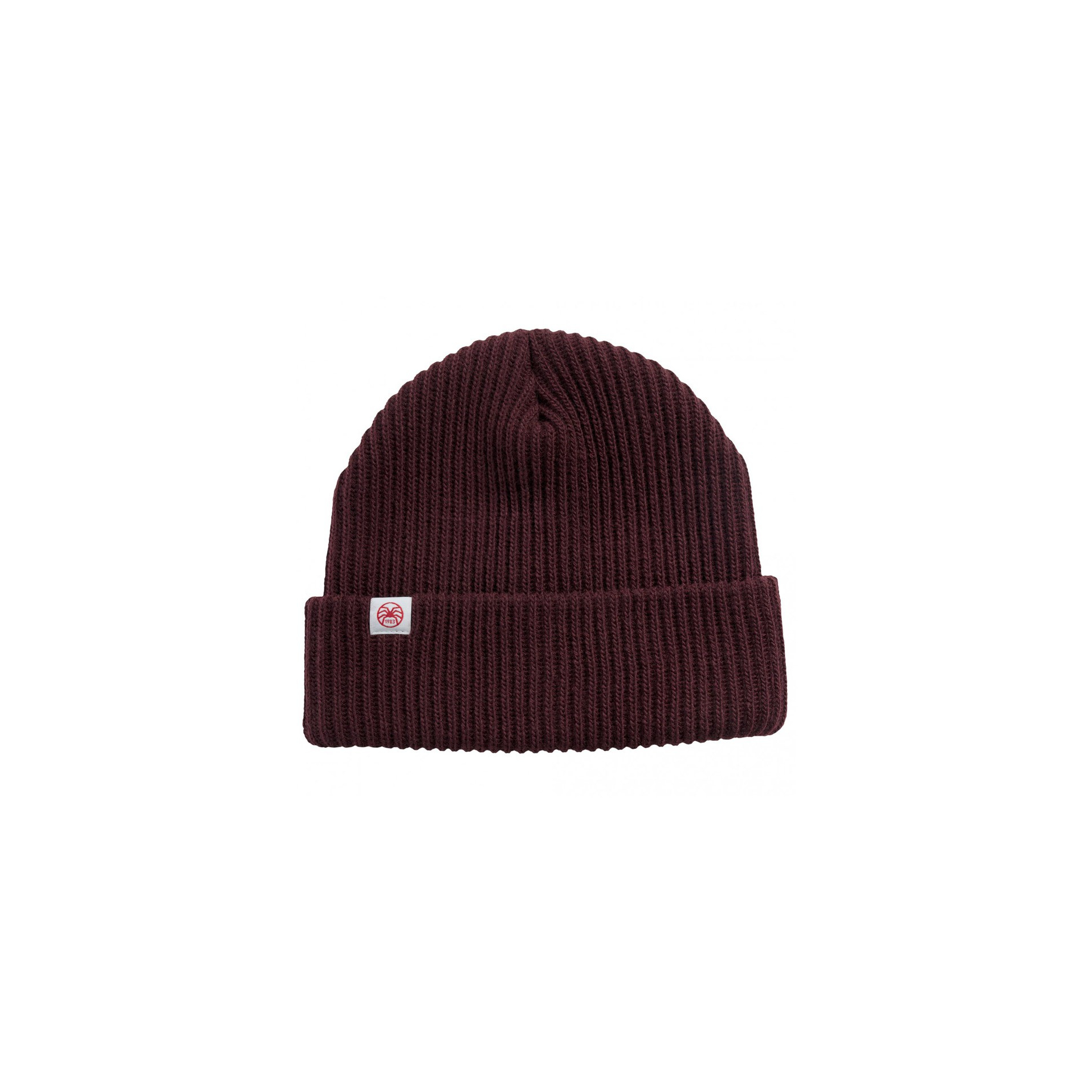 Burgundy beanie hat - Wooly Burgundy