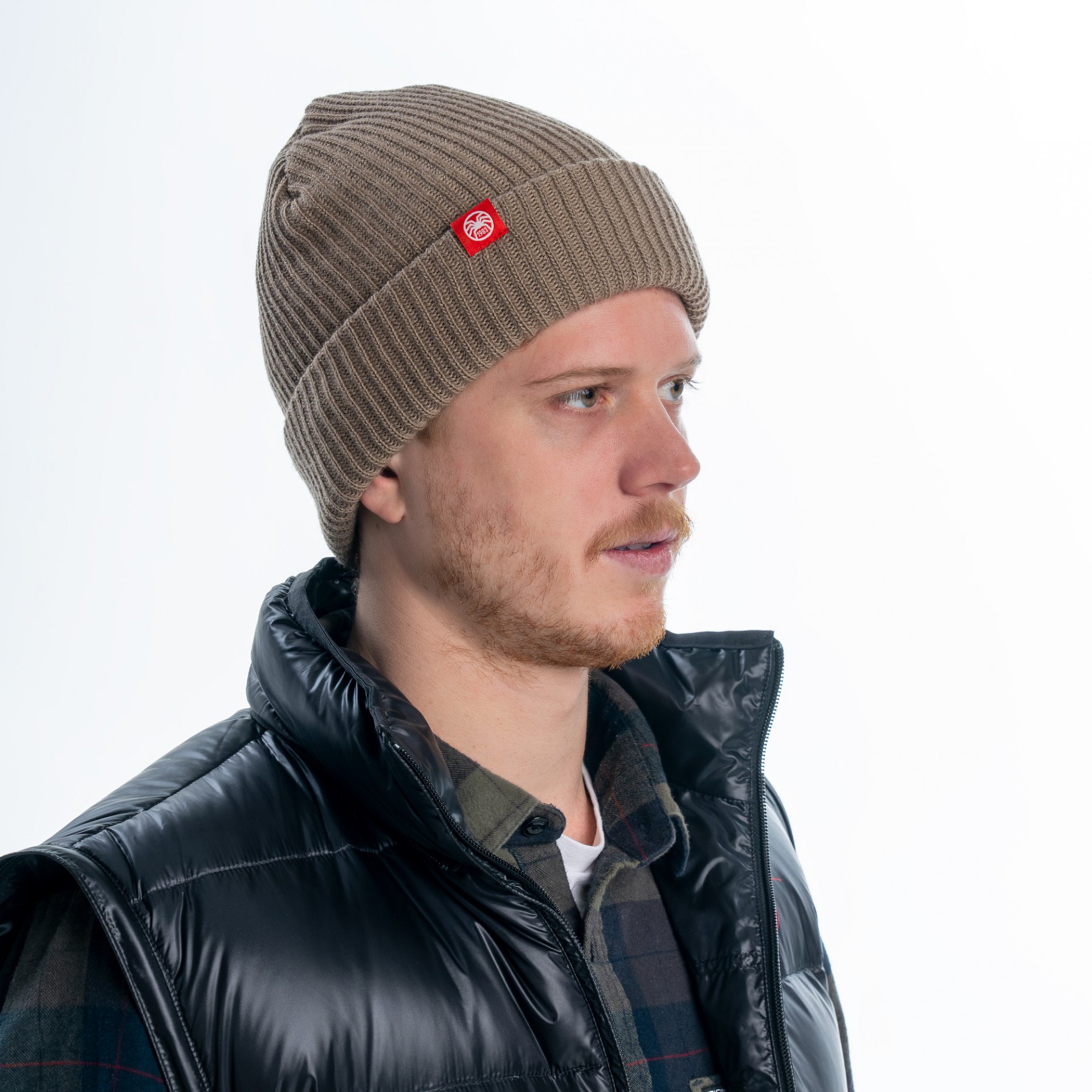 Czapka w góry - Beanie Tan