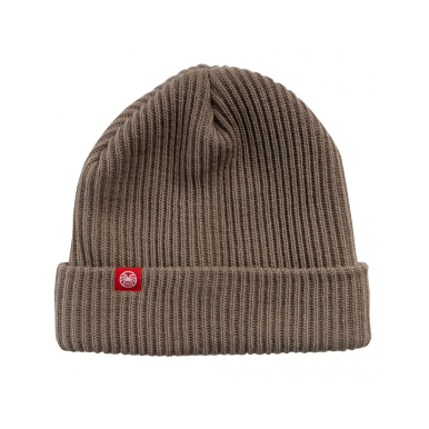 Brown beanie hat - Wooly Tan