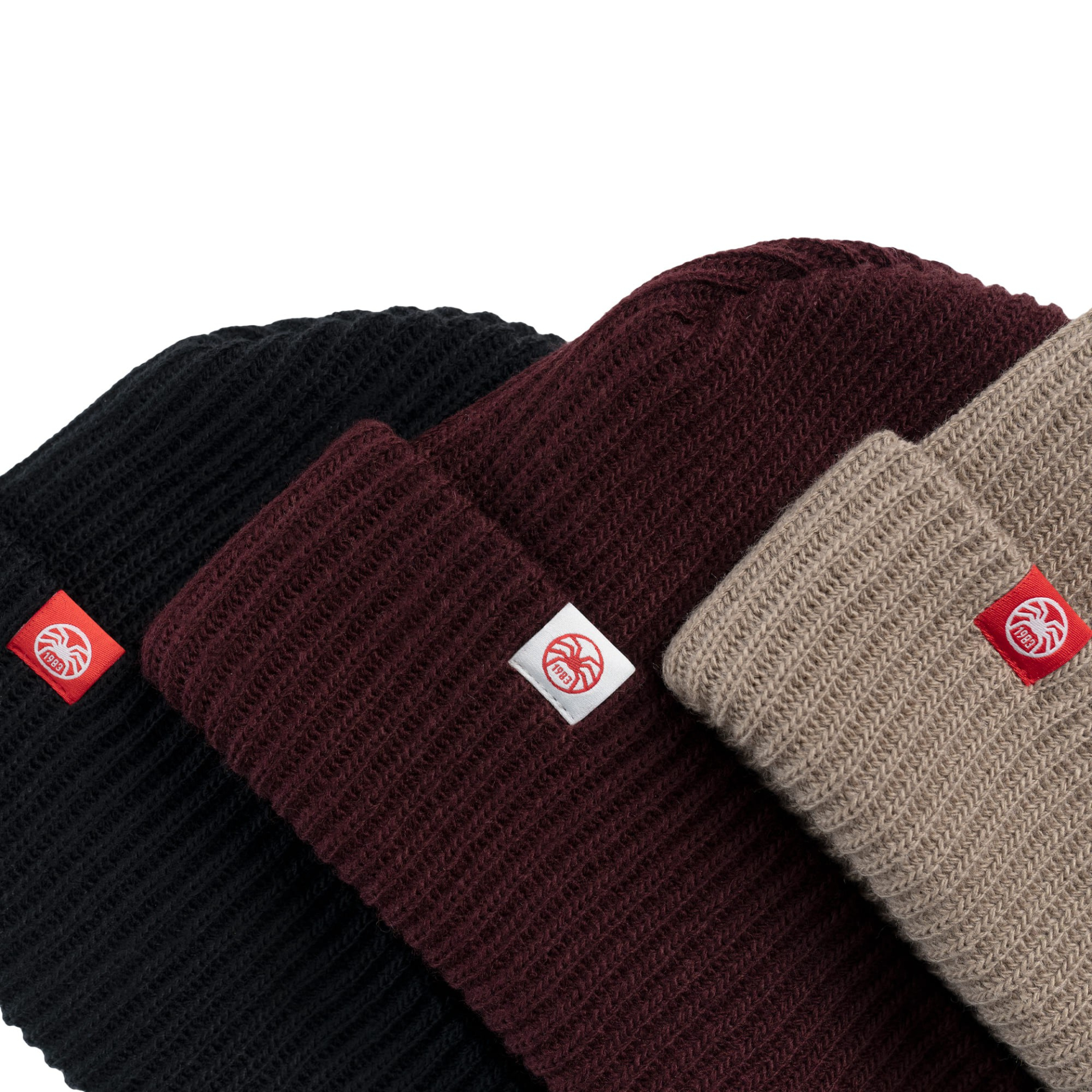 Black beanie hat - Wooly Black