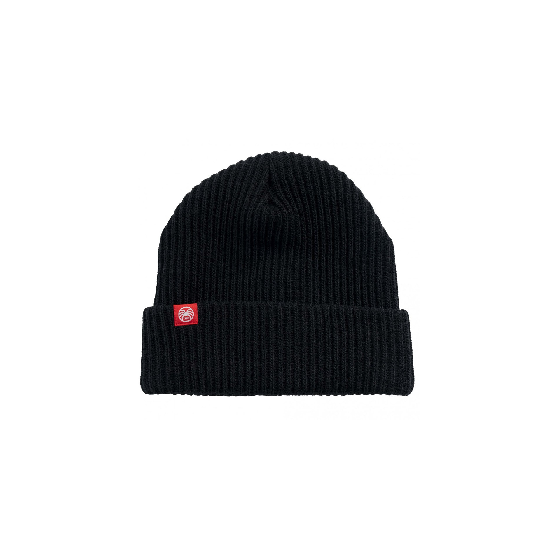 Black beanie hat - Wooly Black