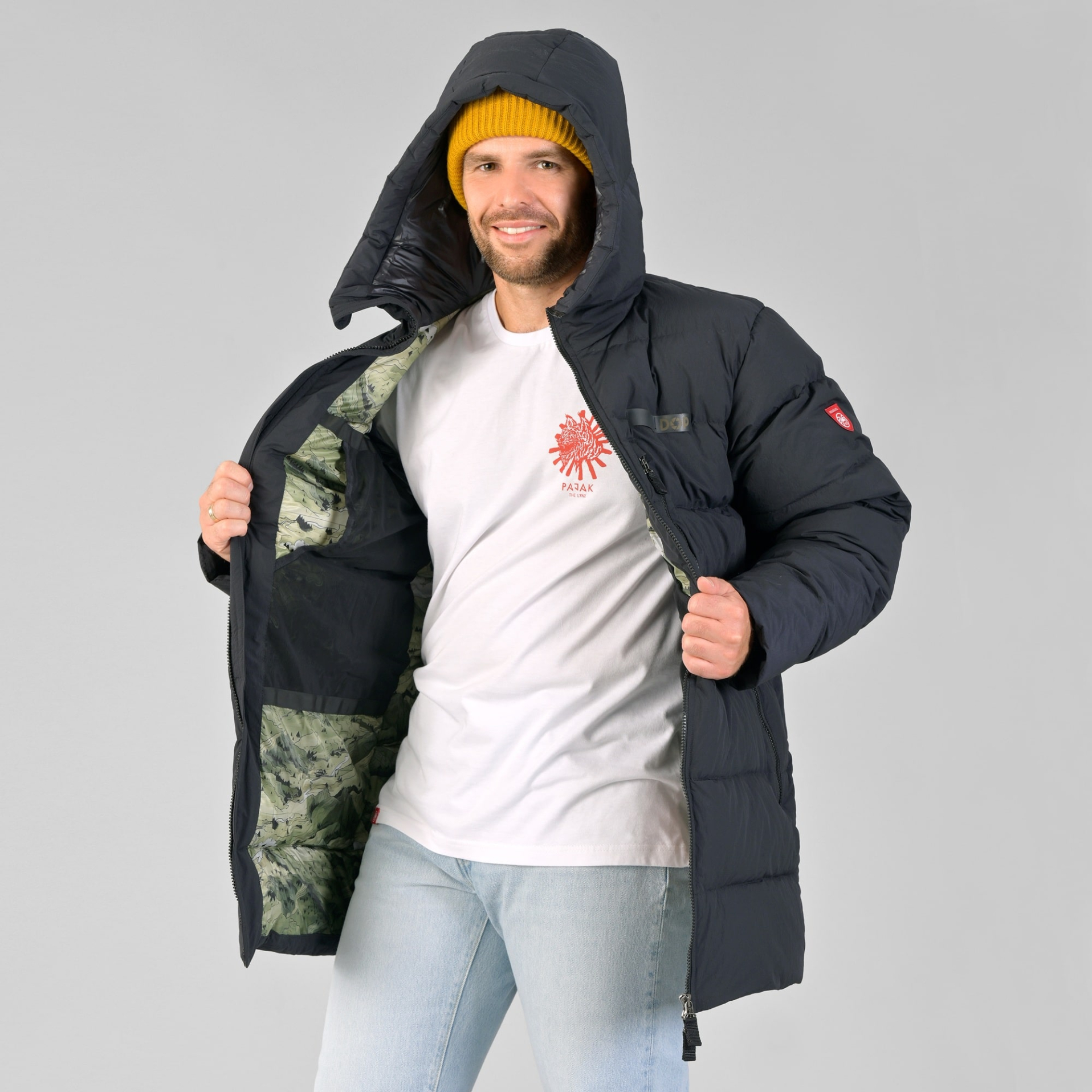 Długa kurtka puchowa - D.O.P Parka